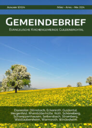 Interaktiver Gemeindebrief von März bis Mai 2024