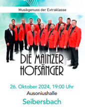 Konzert der Mainzer Hofsänger in Seibersbach