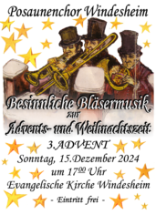 Konzert des Posaunenchor Windesheim in Windesheim