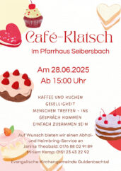 "Café-Klatsch" in Seibersbach - Geselligkeit bei Kaffee und Kuchen
