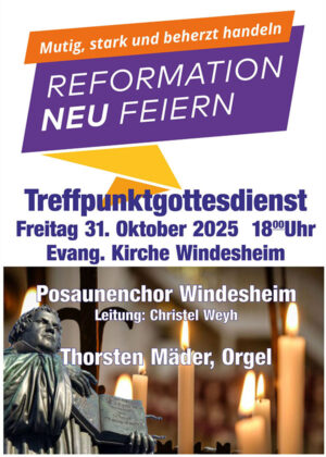 Treffpunkt-Gottesdienst in Windesheim mit dem Posaunenchor Windesheim