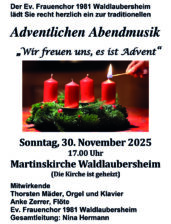 Adventliche Abendmusik in Waldlaubersheim