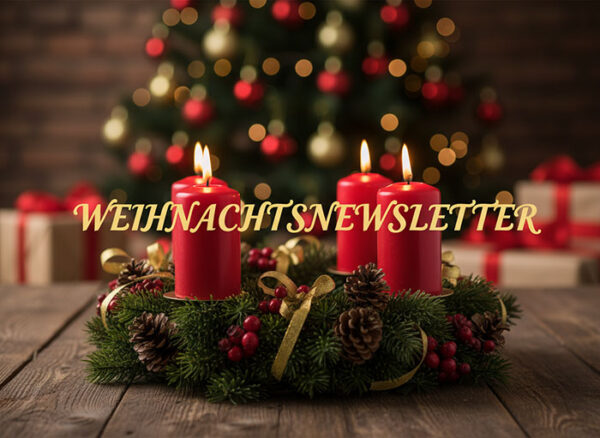 Firefly_Gemini Flash_Ein Adventskranz mit 4 brennenden Kerzen vor einem unscharfen, weihnachtlichen Hinter 475101 Kopie